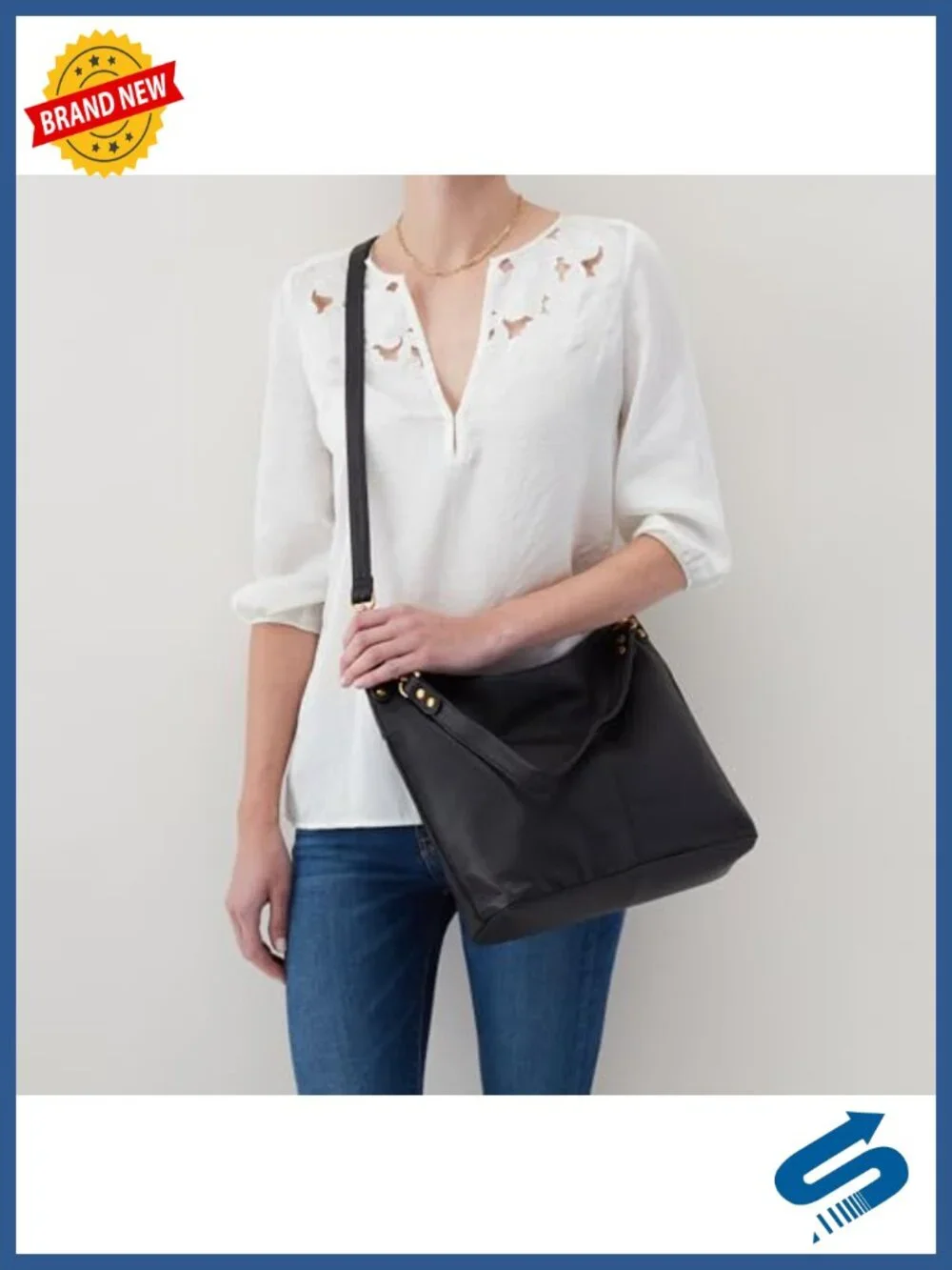 Women's Leather Hobo Shoulder Bag Convertible Crossbody Purse Handbag